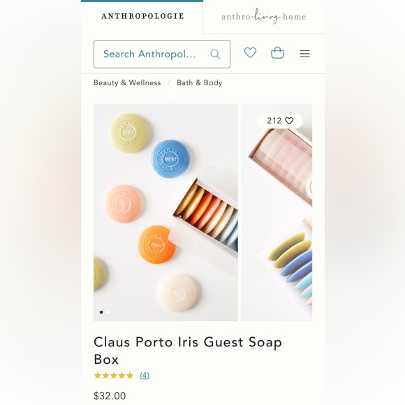 Claus Porto Iris Guest Soap Box - Picture 3 of 3